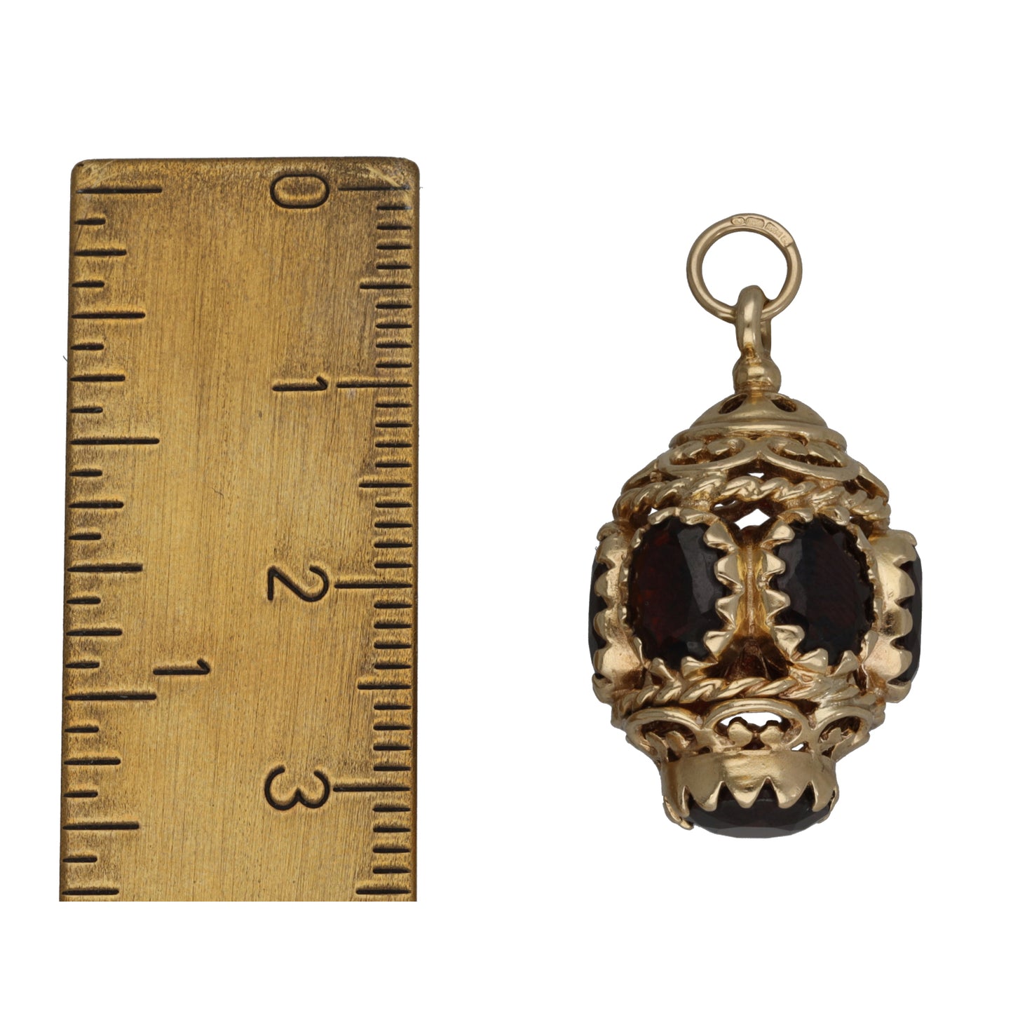 9ct Gold Garnet Dress/Cocktail Pendant