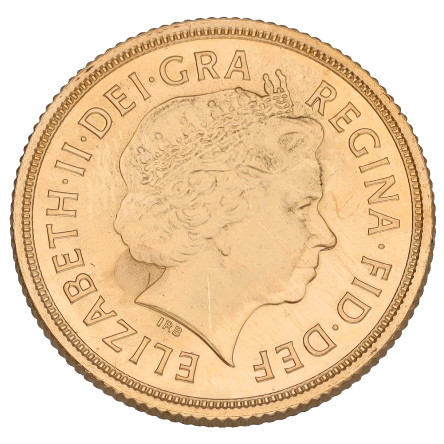 22ct Gold Queen Elizabeth II Full Sovereign Coin 2012