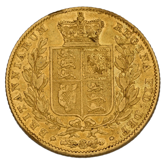 22ct Gold Queen Victoria Full Sovereign Coin 1847