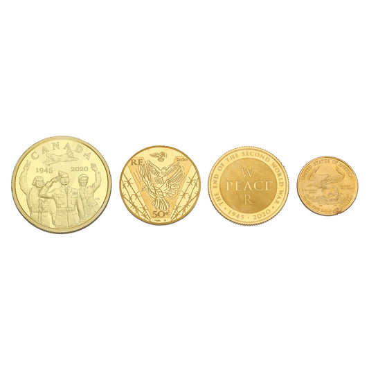 22ct Gold The World War II Western Allied Set Coin 2020