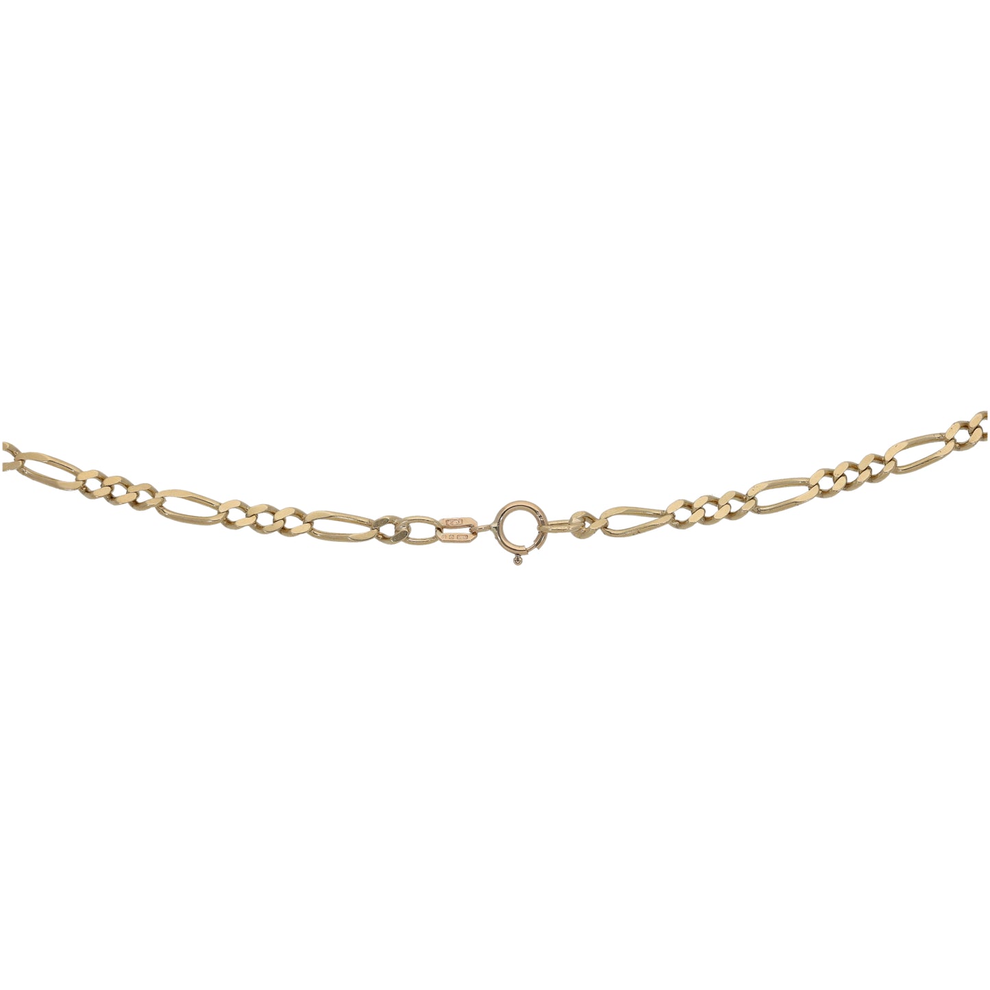 9ct Gold Figaro Chain 17"