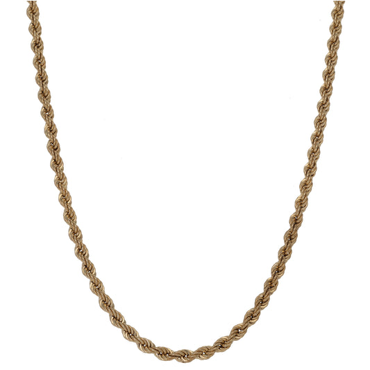 9ct Gold Rope Chain 20"