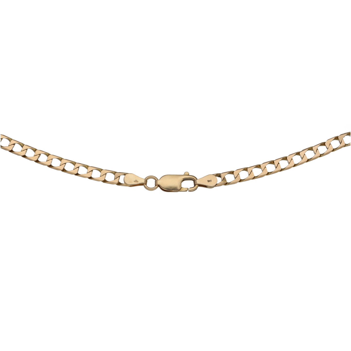 9ct Gold Curb Chain 28"