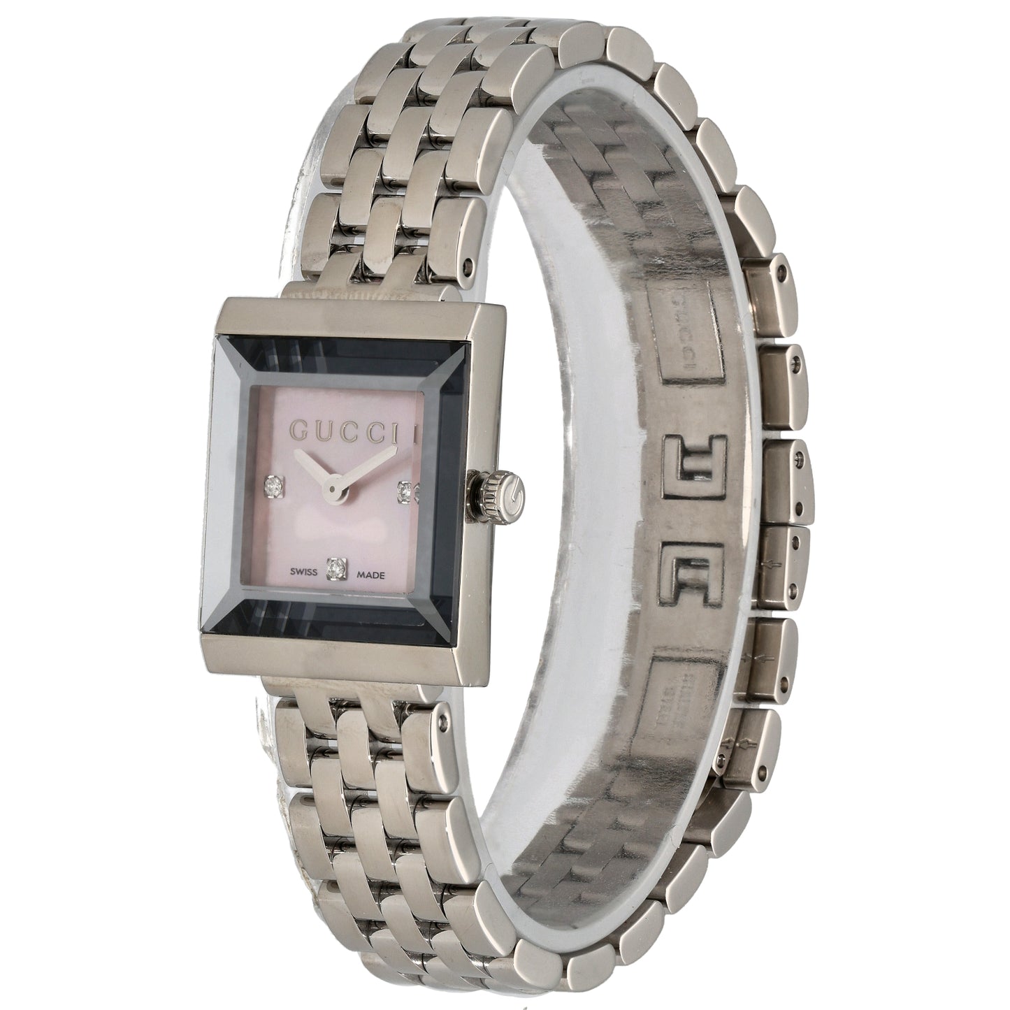 Gucci G-Frame 128.4 19mm Stainless Steel Watch