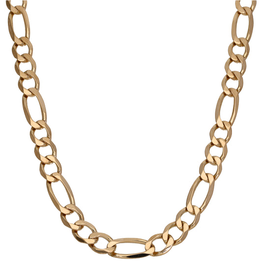 9ct Gold Figaro Chain 24"