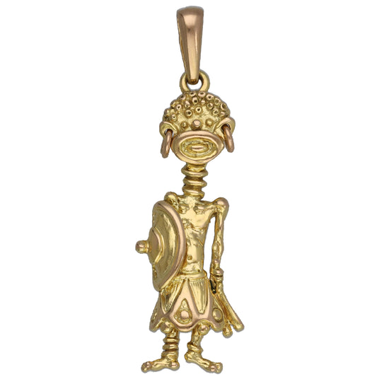9ct Gold Character Pendant