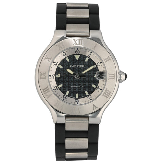 Cartier Must 21 W10147U2 37mm Stainless Steel Watch