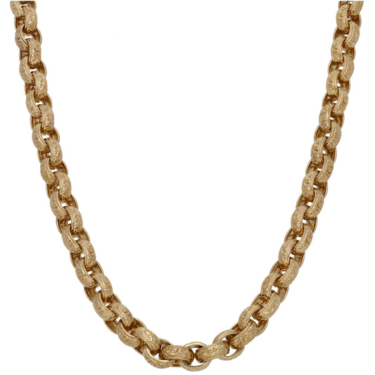 9ct Gold Belcher Chain 24"