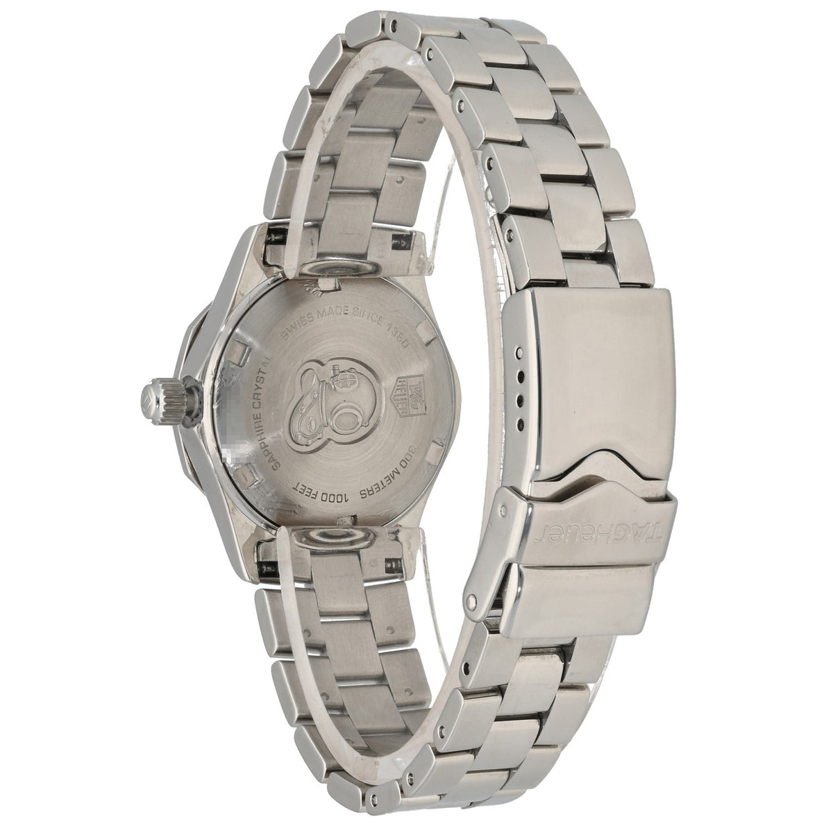 Tag Heuer Aquaracer WAF1416, stainless steel case, bracelet and clasp.