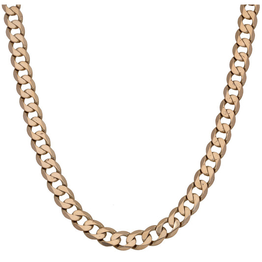 9ct Gold Curb Chain 20"