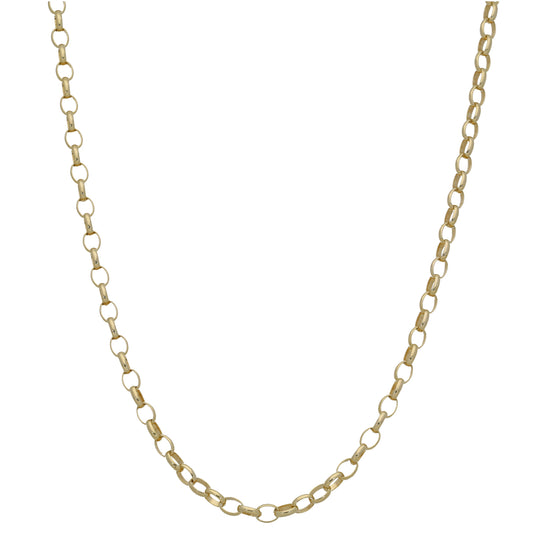 9ct Gold Belcher Chain 20"