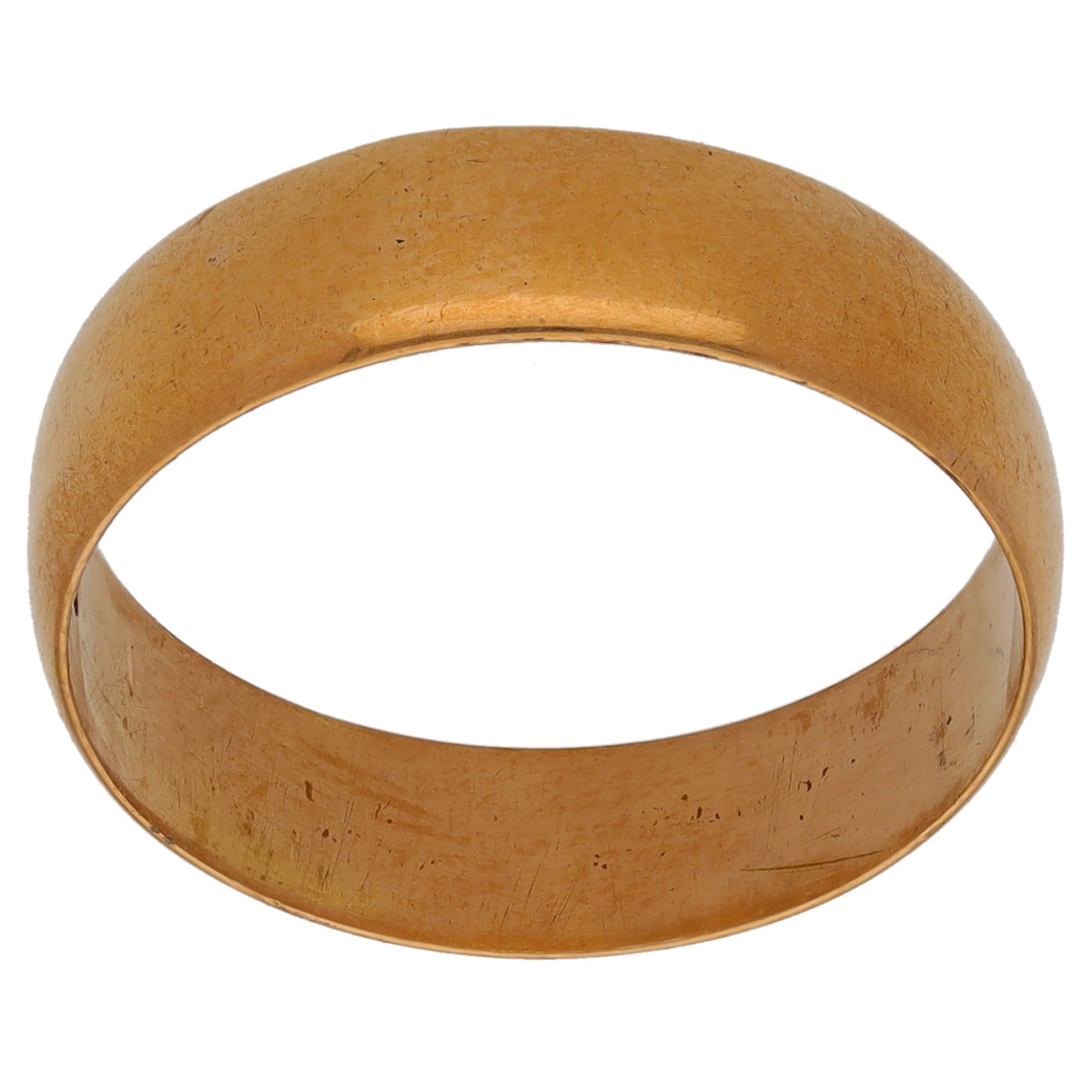 22ct Gold Plain Wedding Ring Size Q