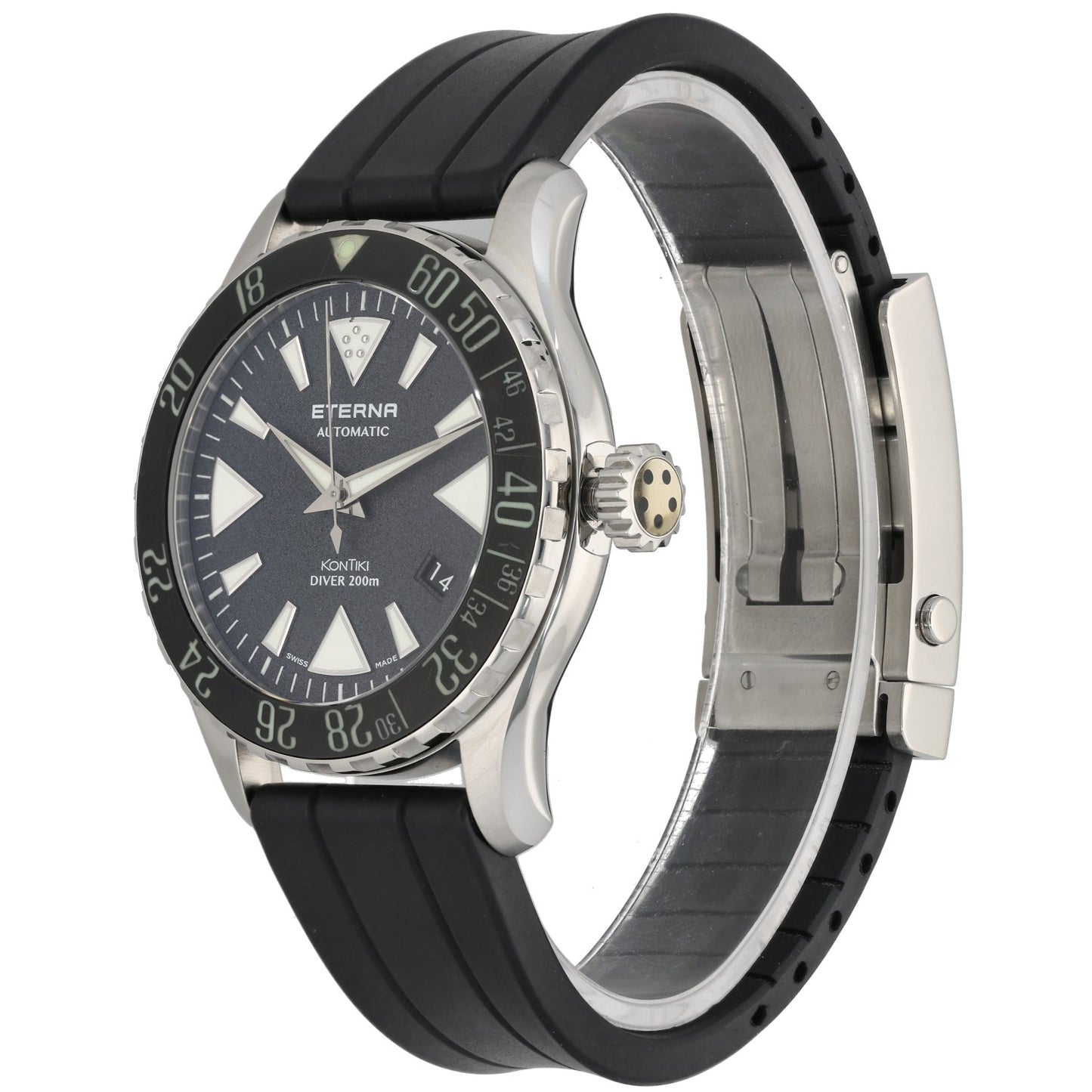 Eterna KonTiki Diver 1290.41 43mm Stainless Steel Watch