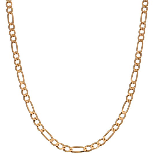 9ct Gold Figaro Chain 24"