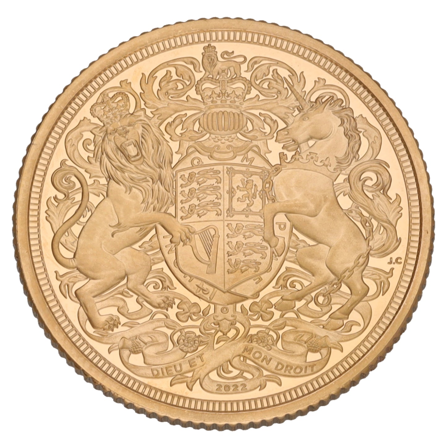 22ct Gold King Charles III Full Sovereign Coin 2022