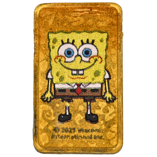 24ct 1g SpongeBob SquarePants Gold Bar