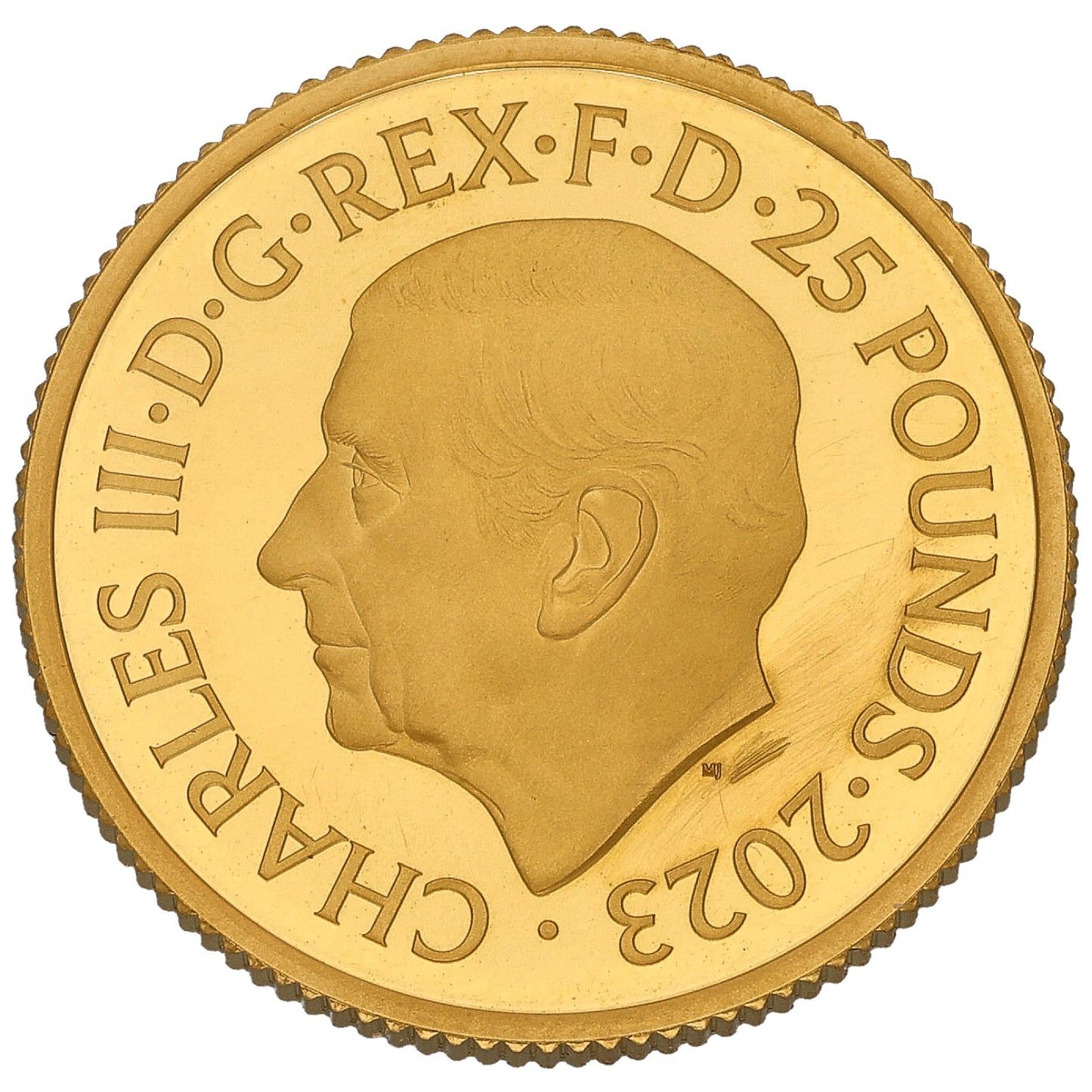 22ct Gold The 75th Birthday Of King Charles III 1/4 OZ 2023