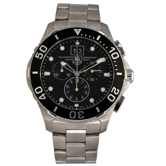Tag Heuer Aquaracer CAN1010 43mm Stainless Steel Watch