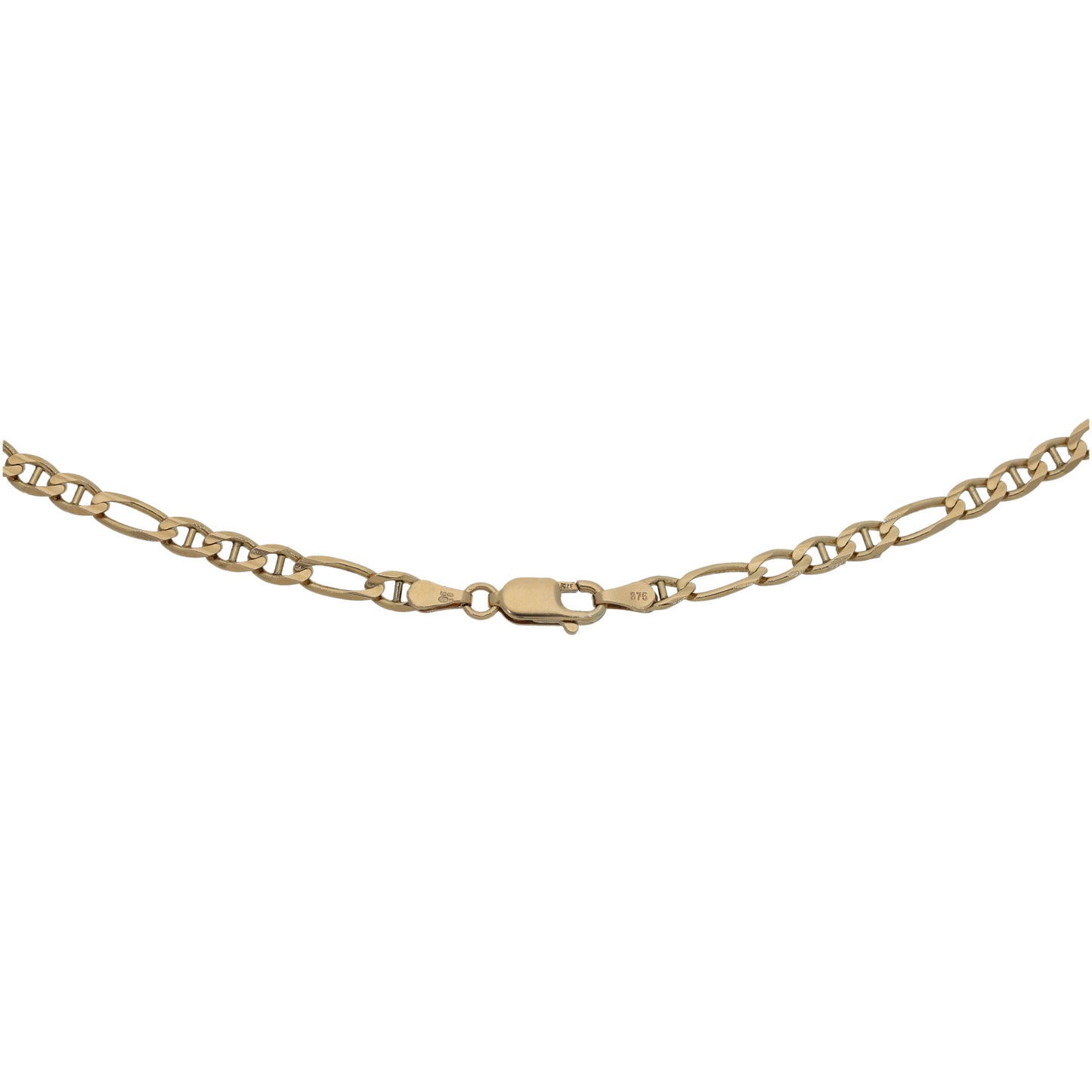 9ct Gold Figaro Chain 20"