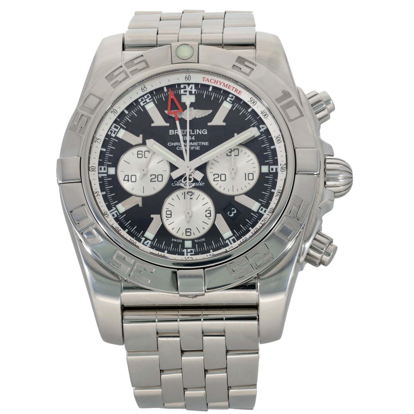 Breitling Chronomat GMT AB0410 47mm Stainless Steel Watch