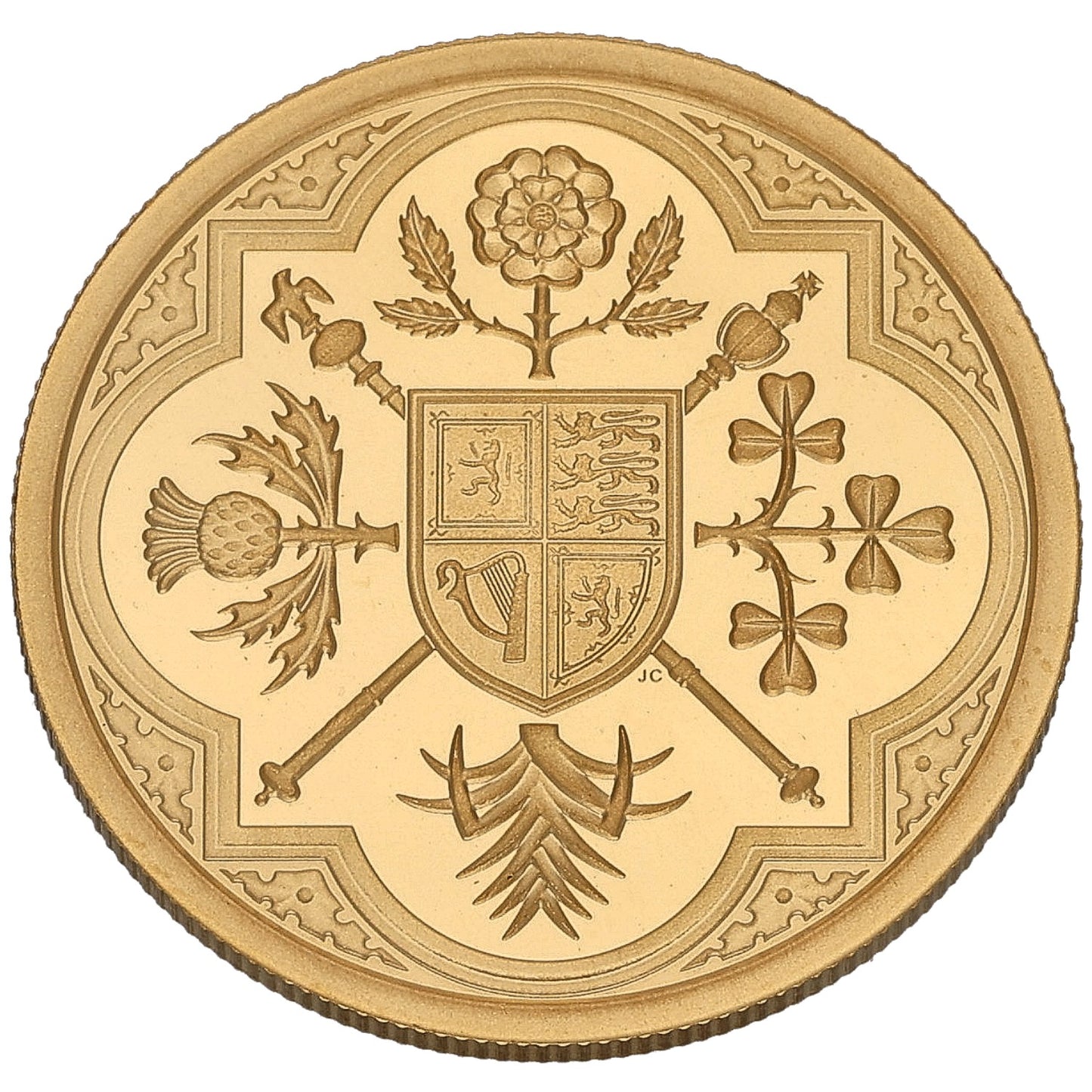 22ct Gold King Charles III Half Sovereign Coin 2023