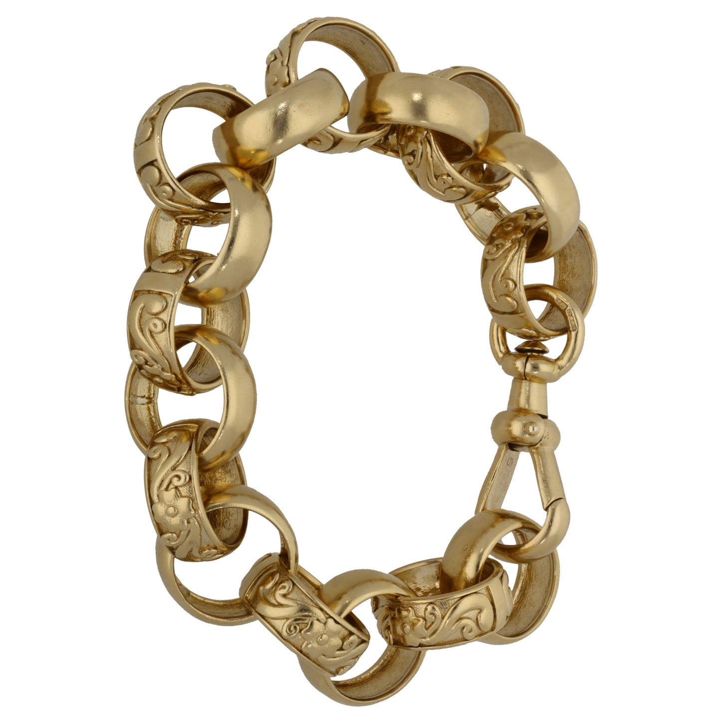 9ct Gold Belcher Bracelet
