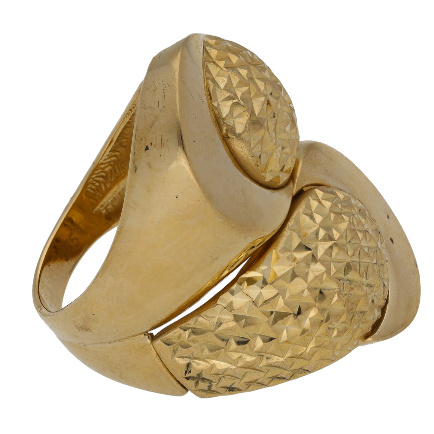 14ct Gold Alternative Ring Size R