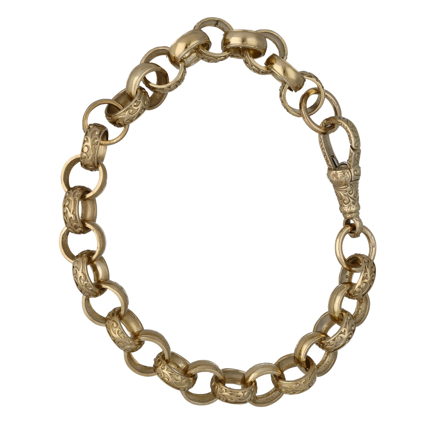 9ct Gold Belcher Bracelet