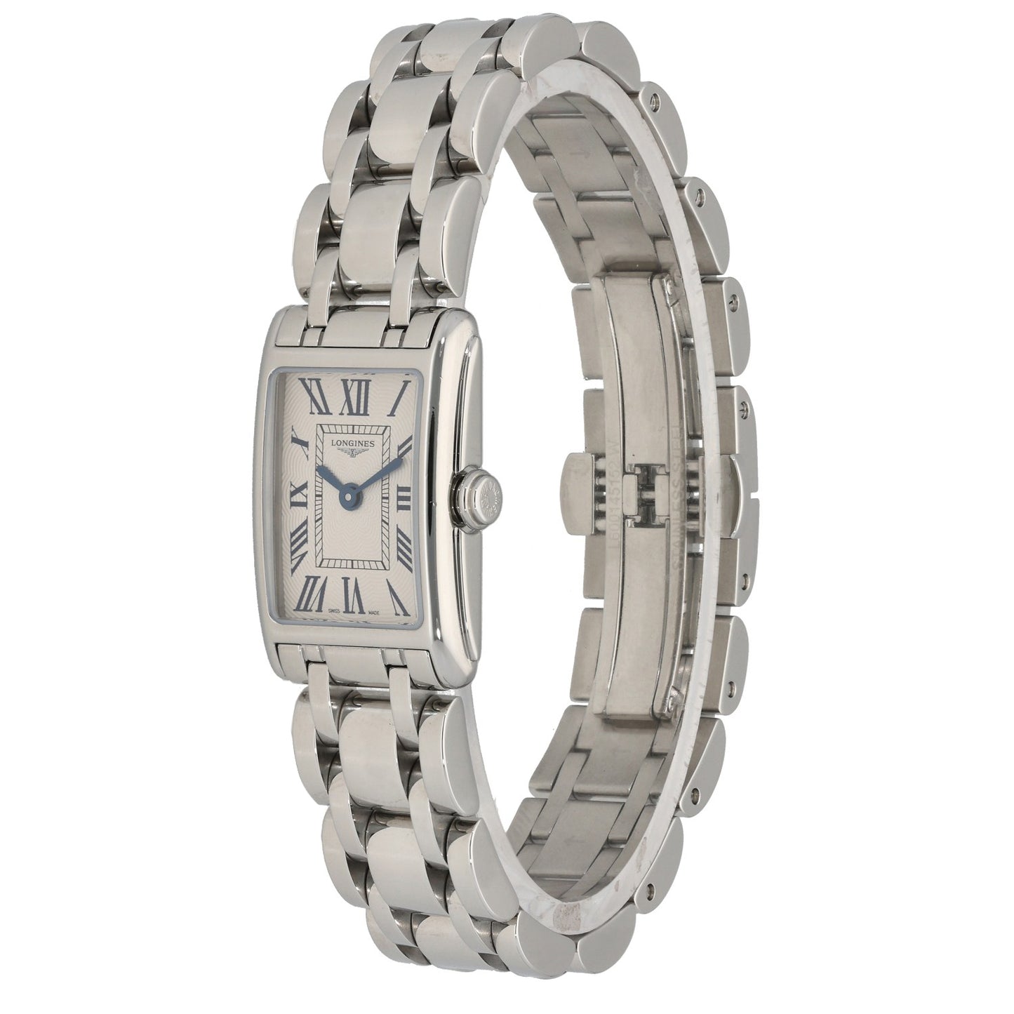 Longines DolceVita L5.258.4, stainless steel case, crown and bracelet, with Roman numerals on the dial