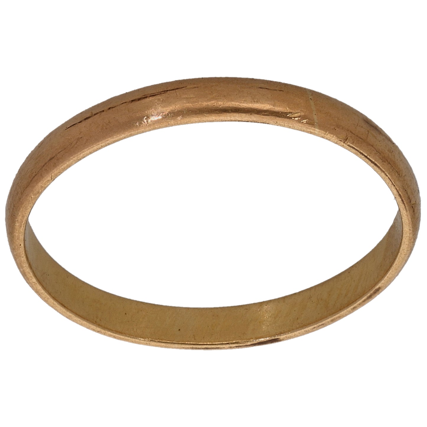 22ct Gold Plain Wedding Ring Size O