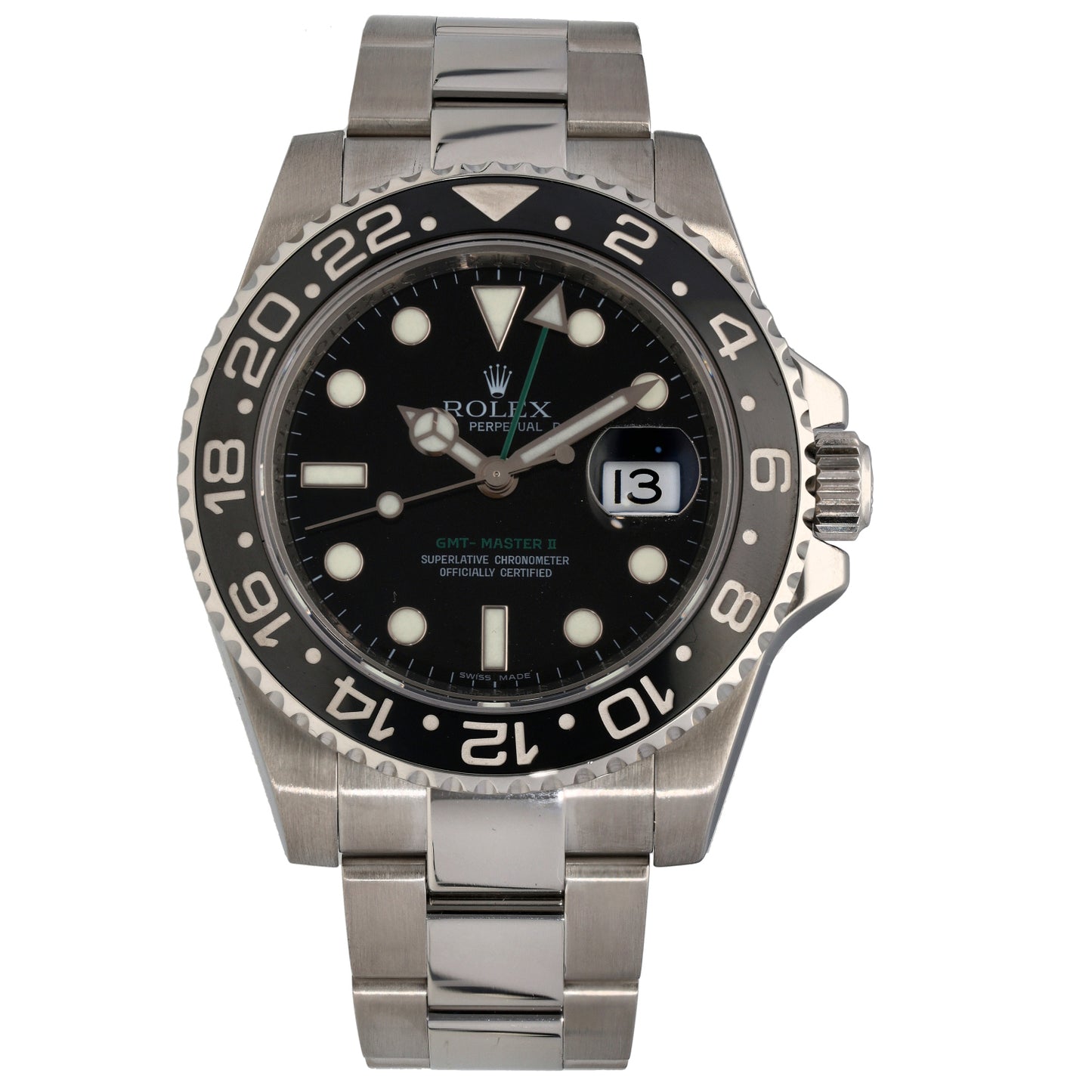 Rolex GMT Master II 116710 LN 40mm Stainless Steel Watch