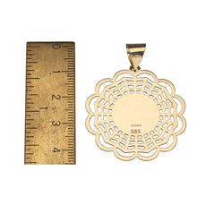 Load image into Gallery viewer, New 14ct Gold Enamel Mary Pendant
