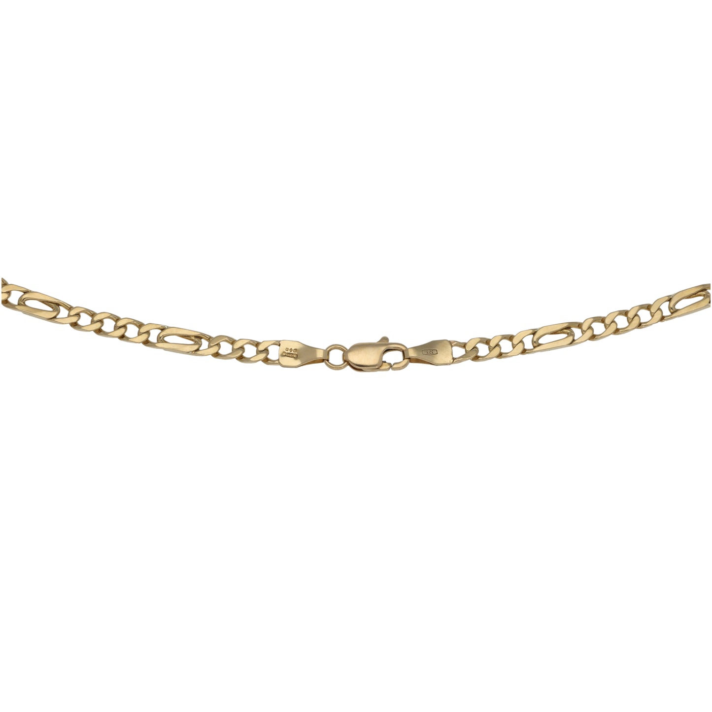 9ct Gold Figaro Chain 24"