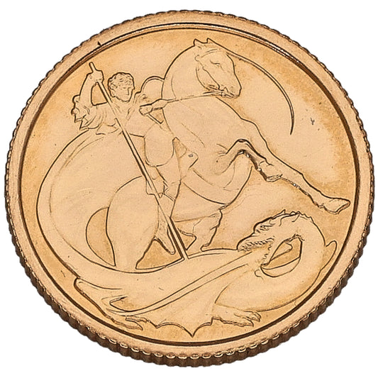 22ct Gold King Charles III Quarter Sovereign Coin 2024