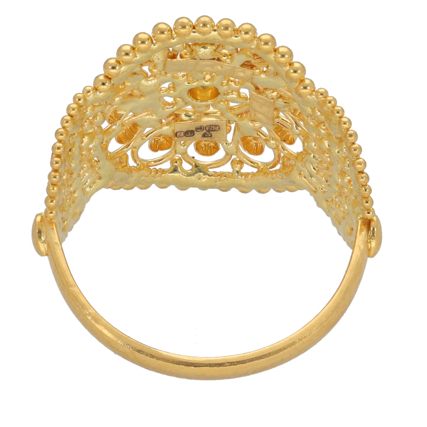 New 22ct Gold Dress/Cocktail Ring Size O