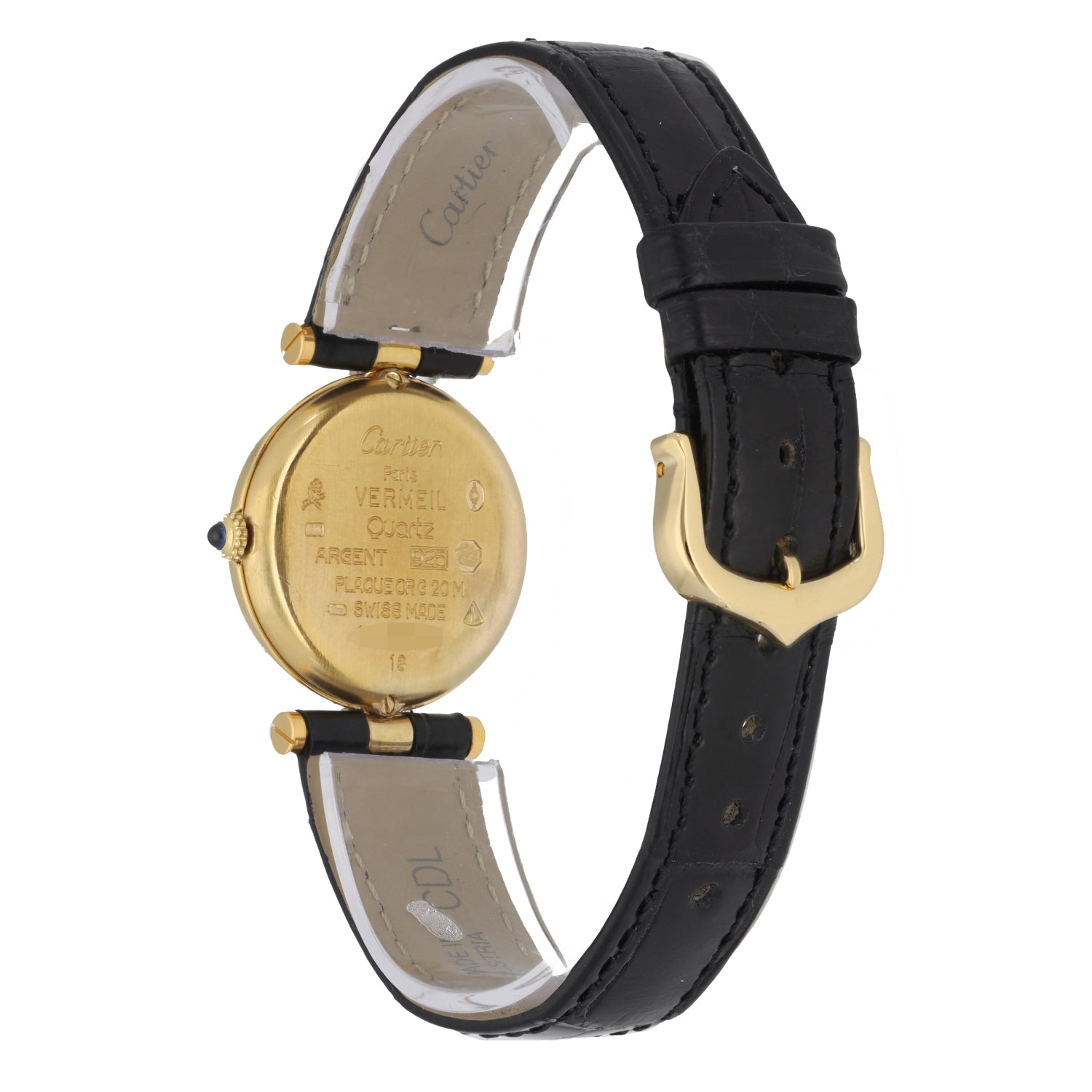 Cartier vermeil quartz hotsell