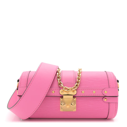 Louis Vuitton Papillon Trunk Epi Leather Bag - Rose