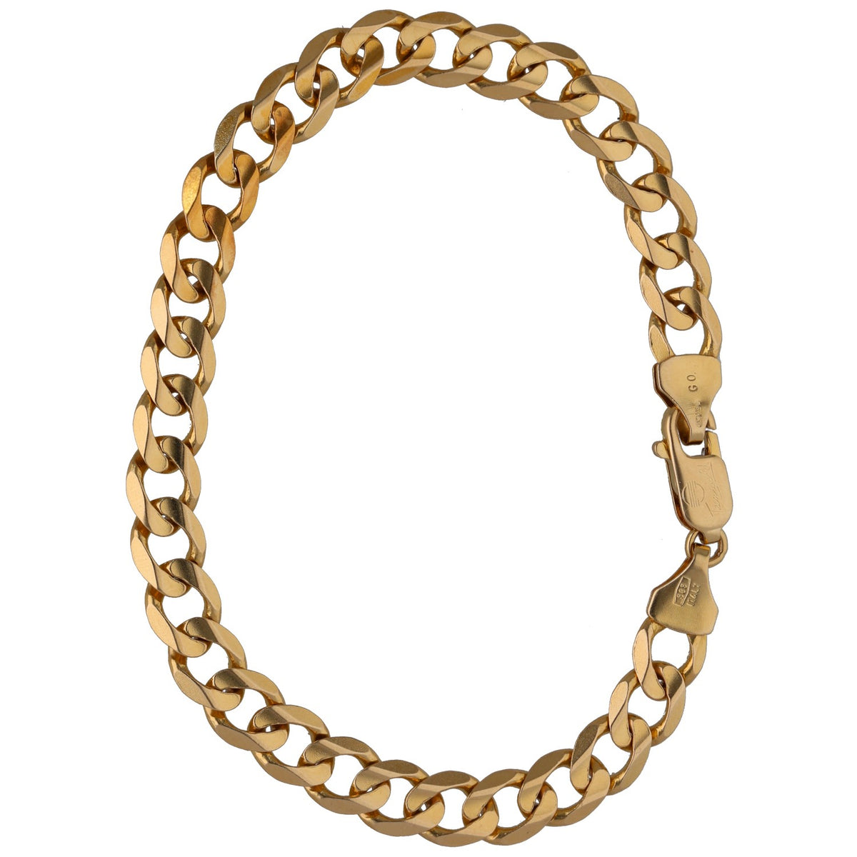 14ct Gold Curb Bracelet