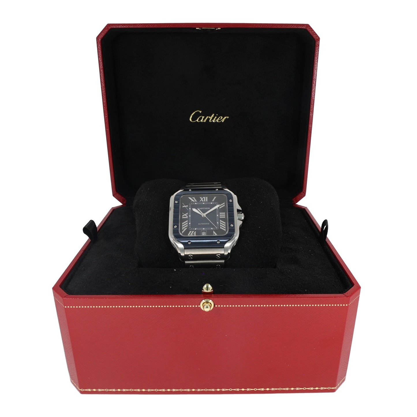 Cartier Santos WSSA0048 39.8mm Stainless Steel Watch