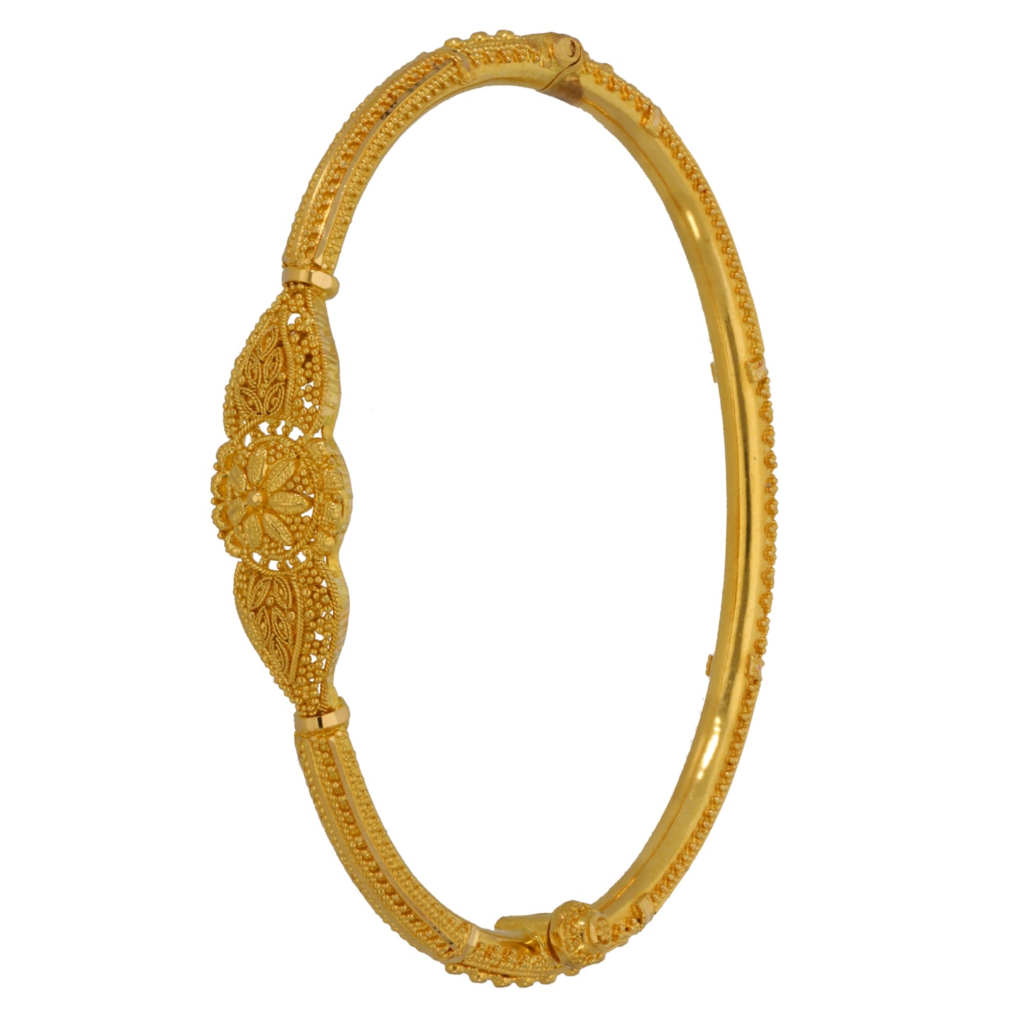 22ct Gold Hinged/Clasp Bangle