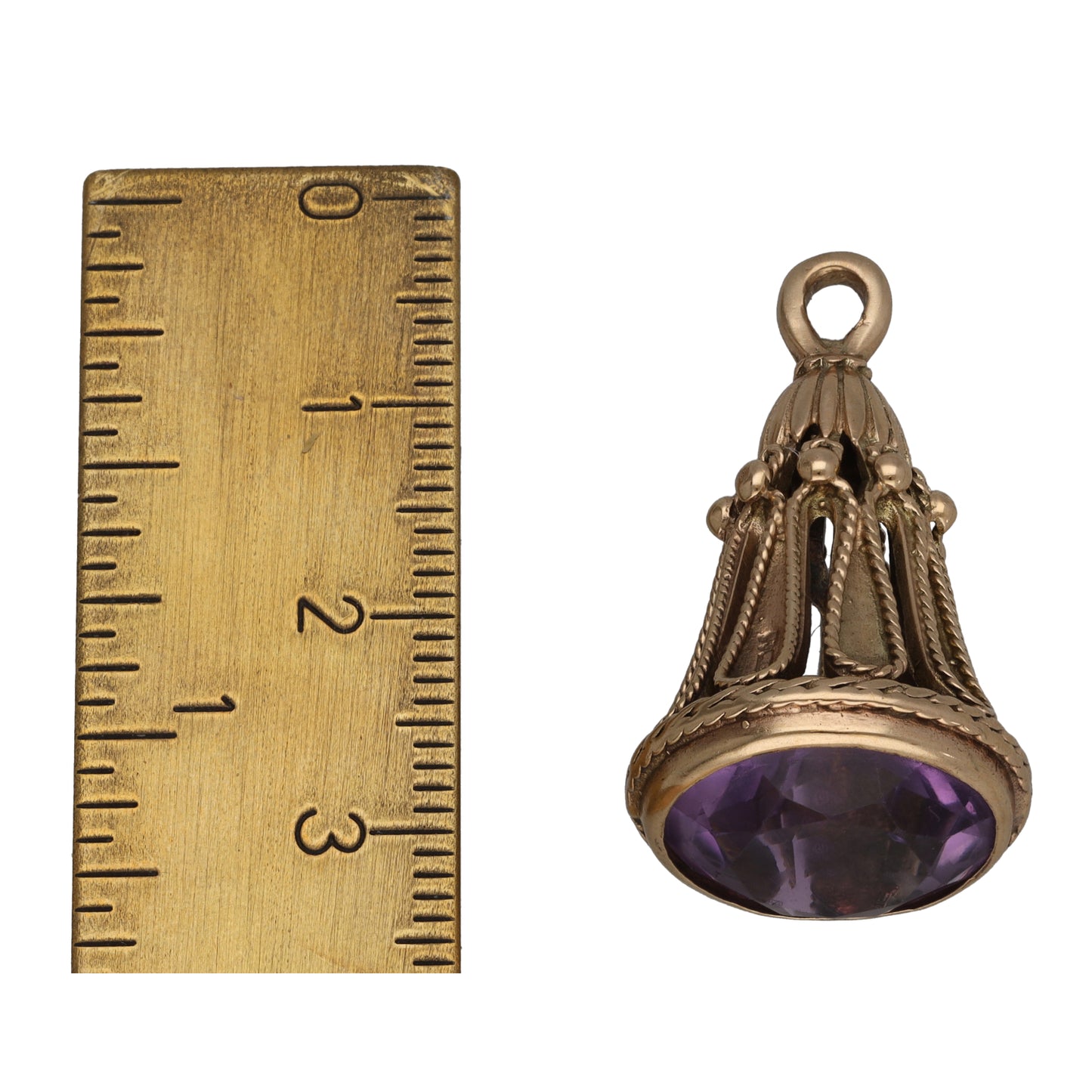 9ct Gold Amethyst Alternative Pendant