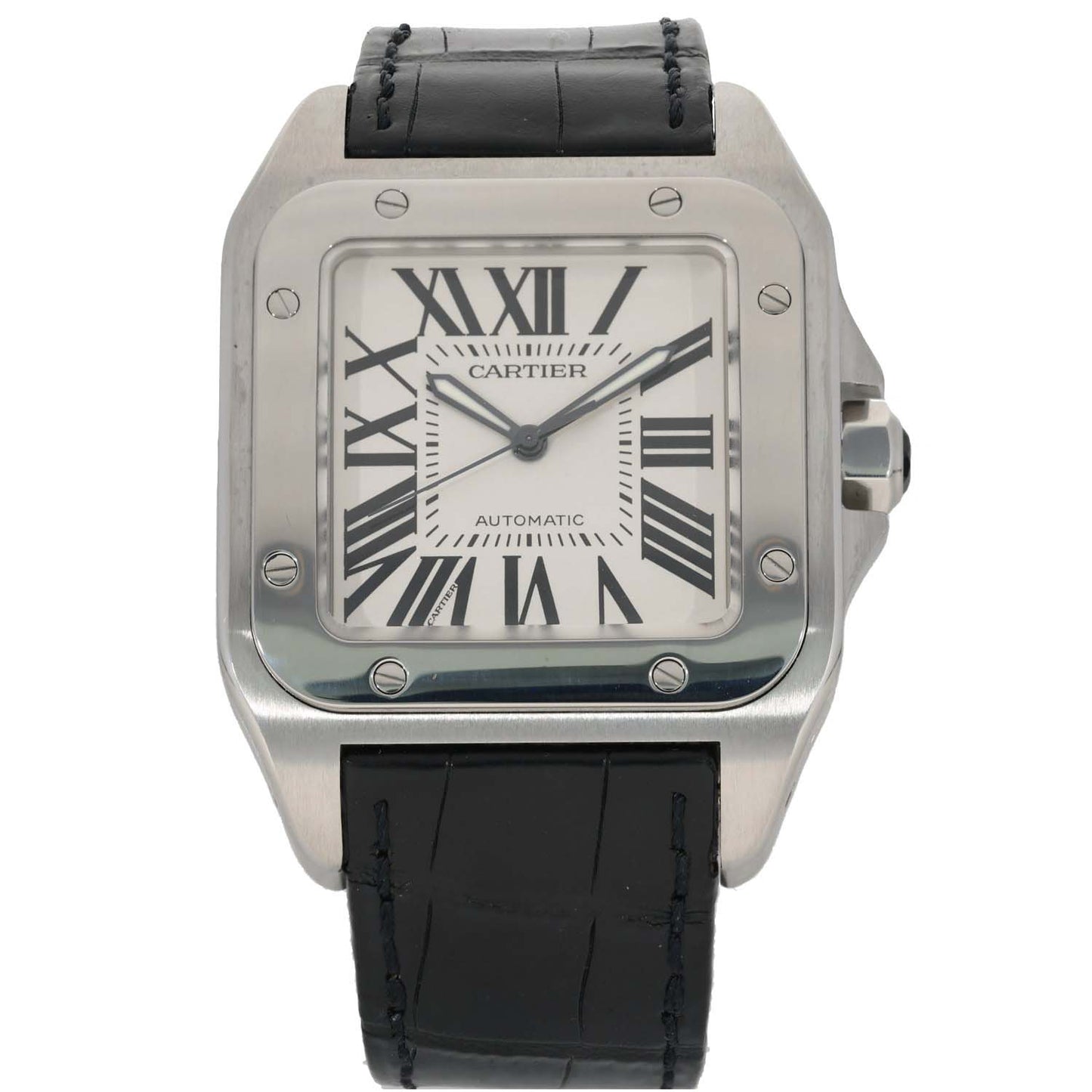 Cartier Santos 100 W20073X8 41.3mm Stainless Steel Watch