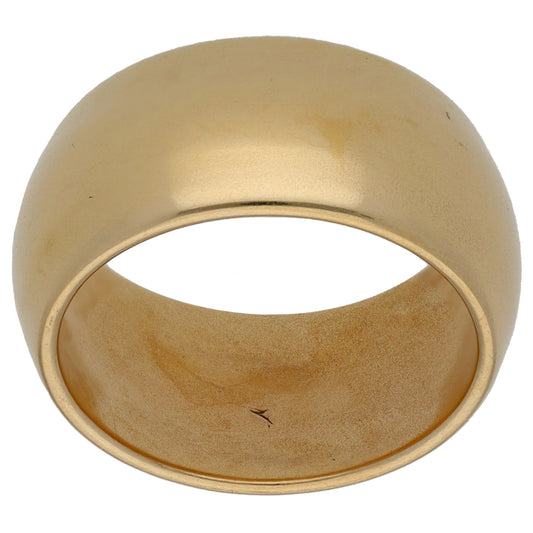 9ct Gold Plain Wedding Ring Size M