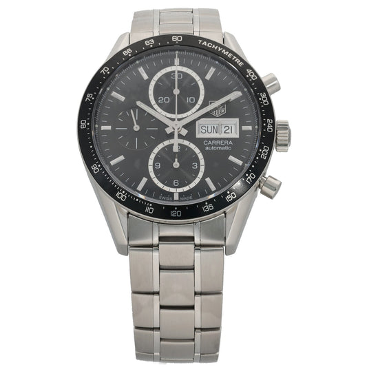 Tag Heuer Carrera Juan Manuel Fangio CV201AG 41mm Stainless Steel Watch