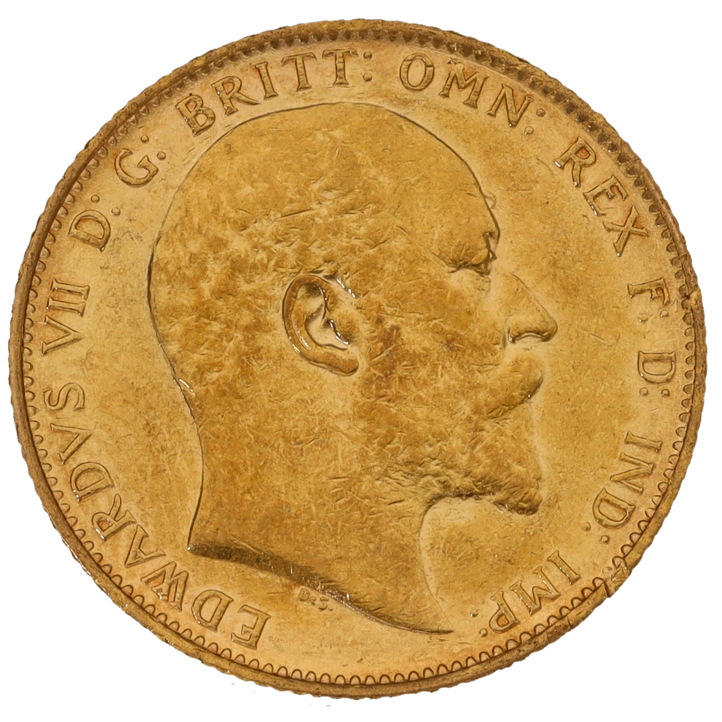 22ct Gold King Edward VII Full Sovereign Coin 1909