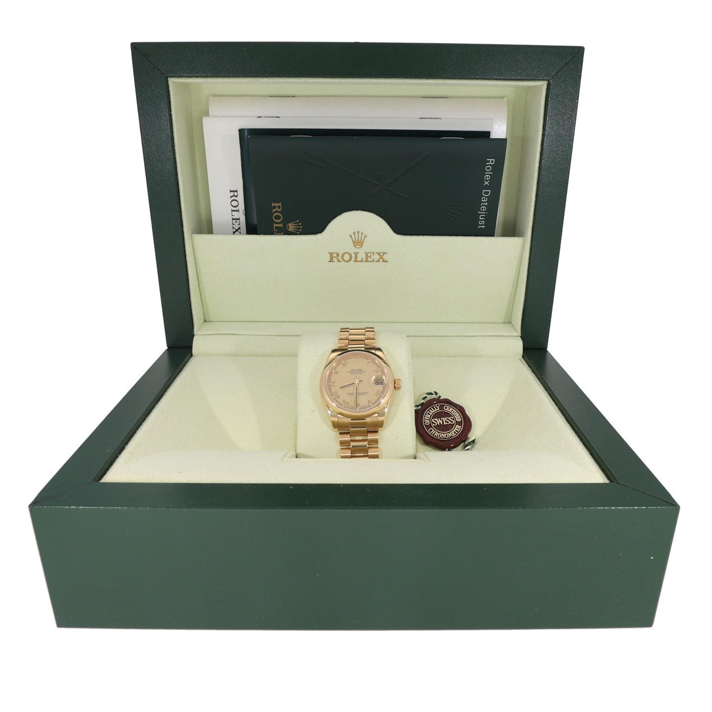 Rolex Datejust 178248 31mm Gold Watch
