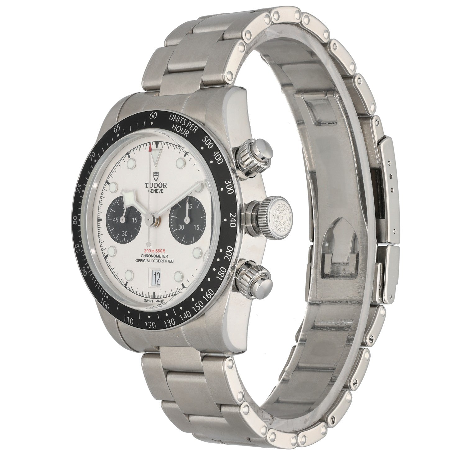 Tudor Black Bay Chrono 79360, Panda Dial, Stainless Steel case and bracelet