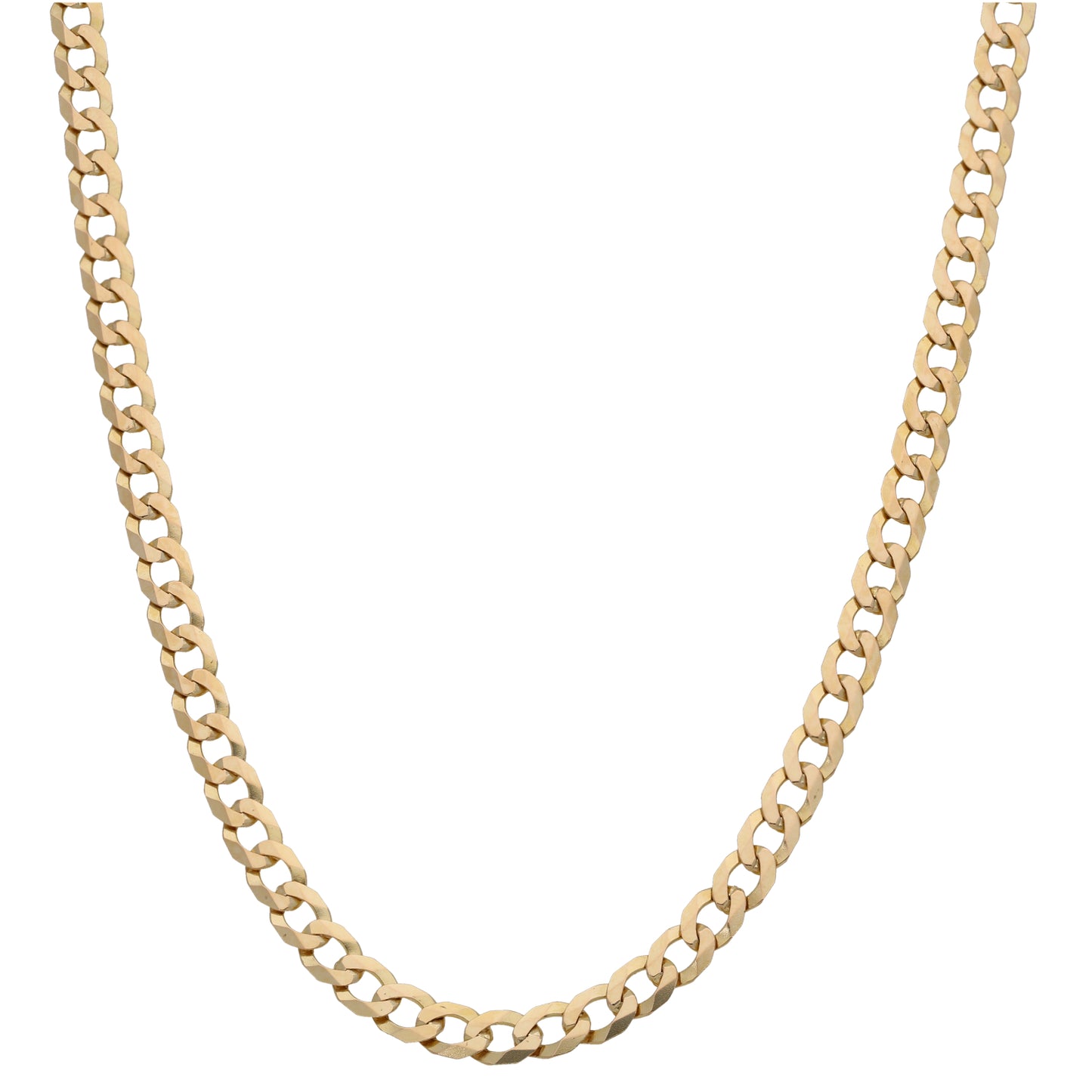 9ct Gold Curb Chain 20"