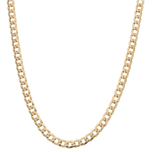 9ct Gold Curb Chain 20"
