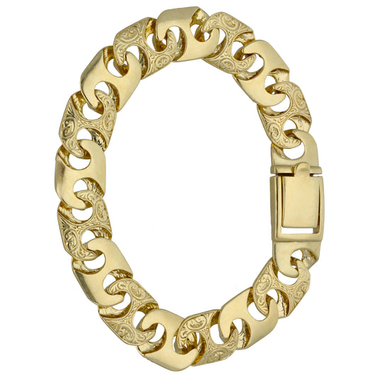 9ct Gold Anchor Bracelet